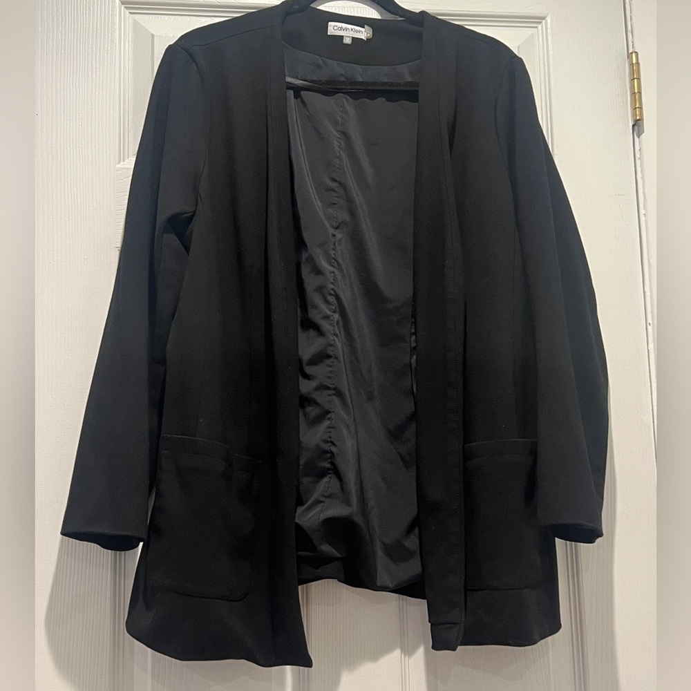 Women’s size 14w Calvin Klein Black Blazer